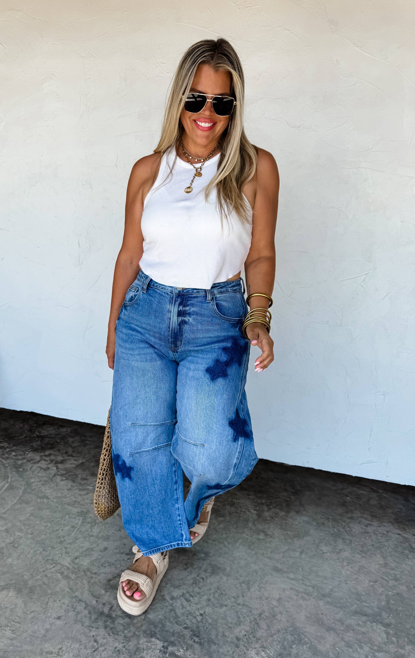 The Starlight Barrel Jean