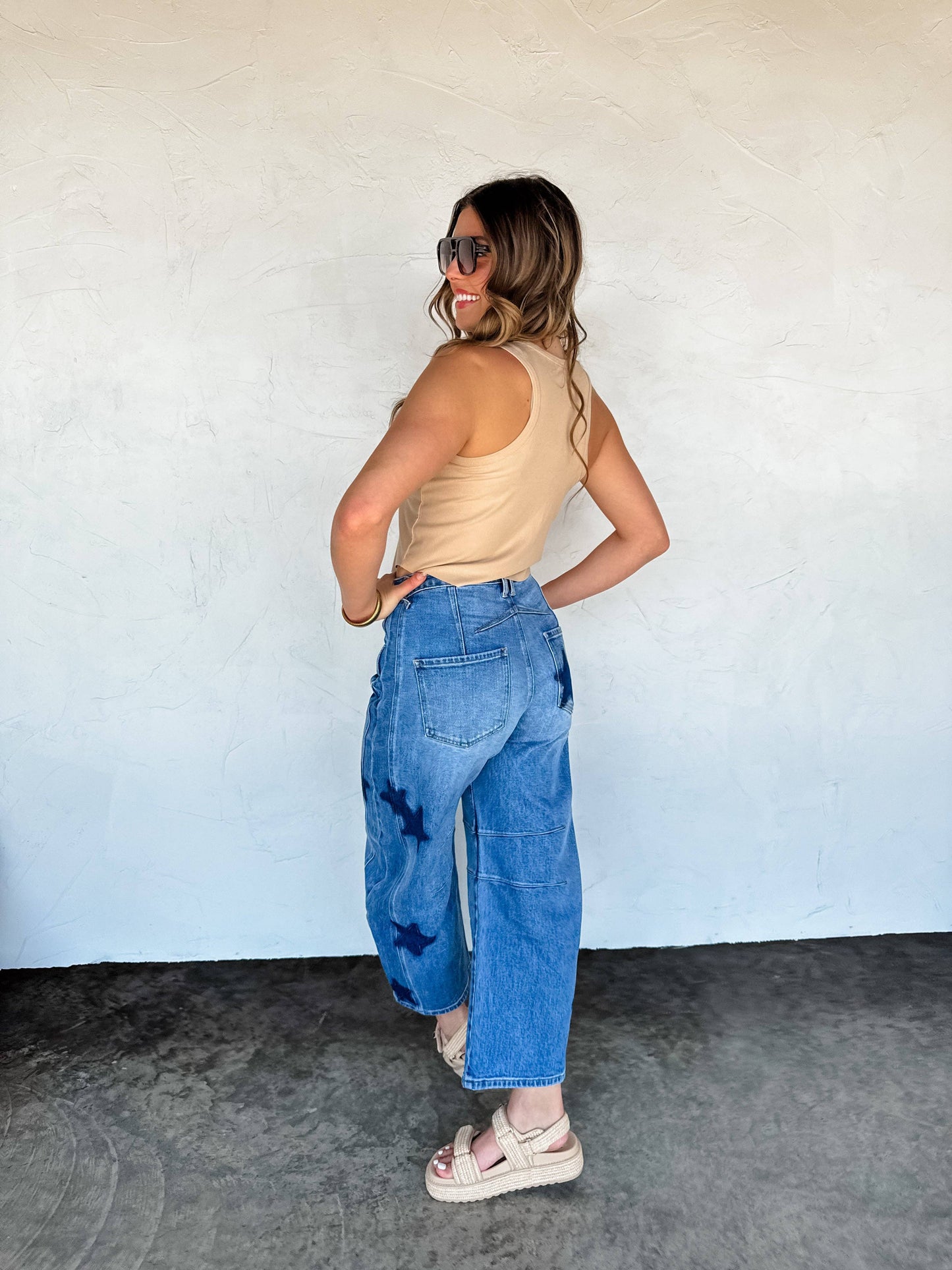 The Starlight Barrel Jean