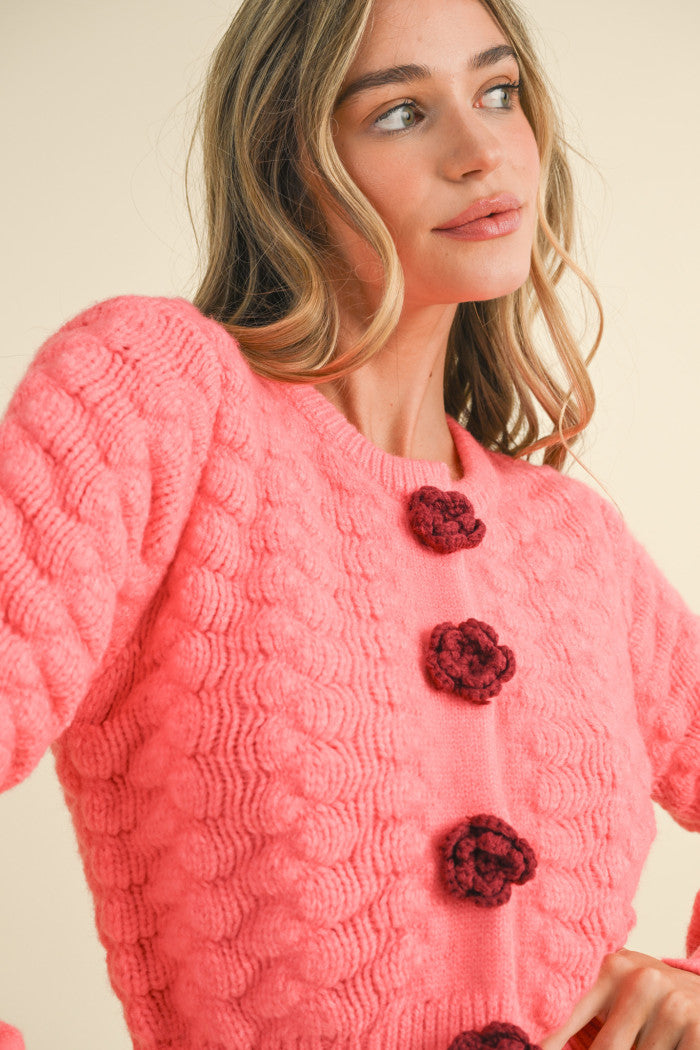 The Blush Bloom Cardigan