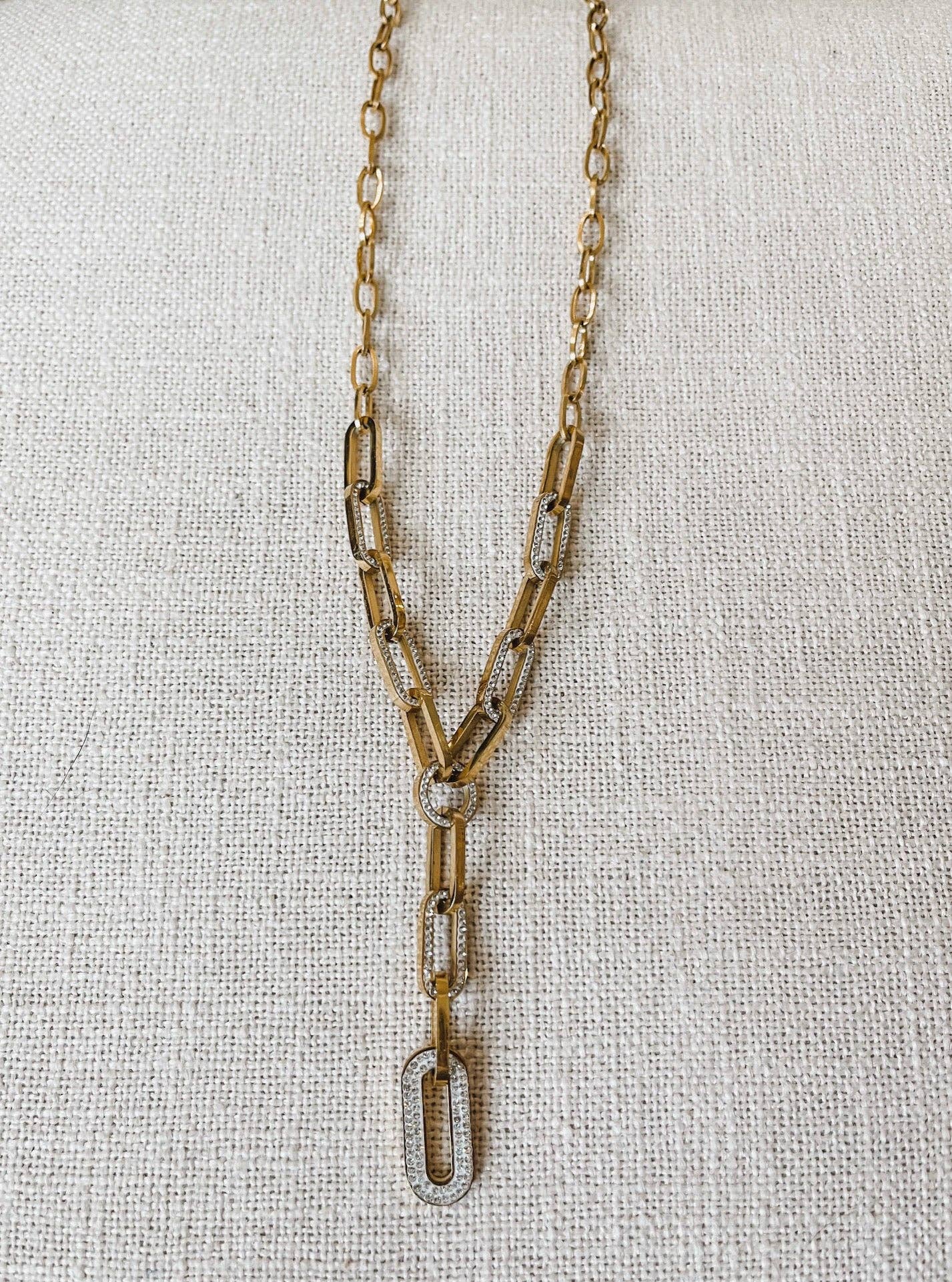 The Paperclip Lariat Necklace