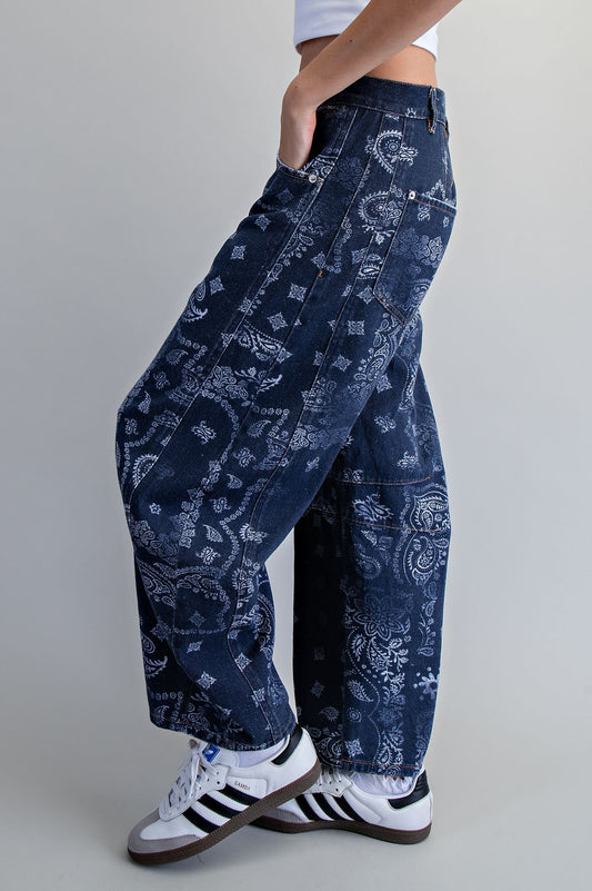The Bandana Barrel Jeans
