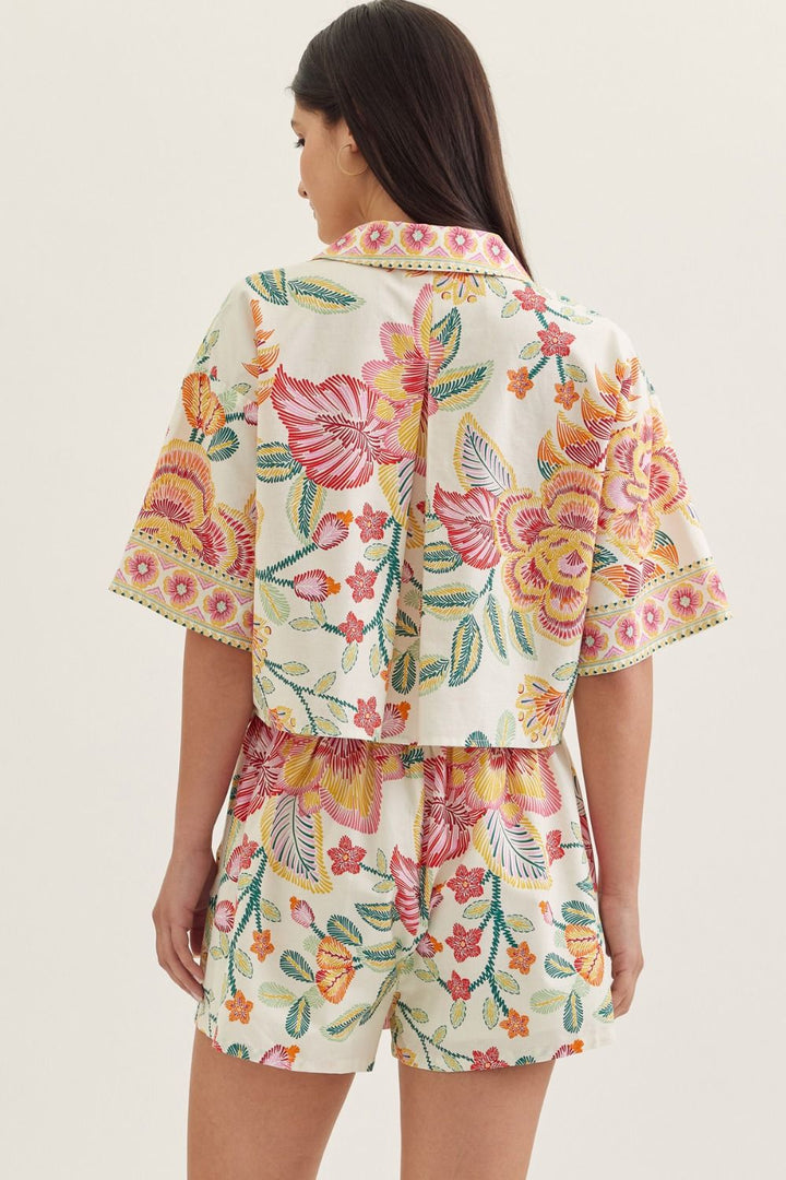 The Isla Floral Skort