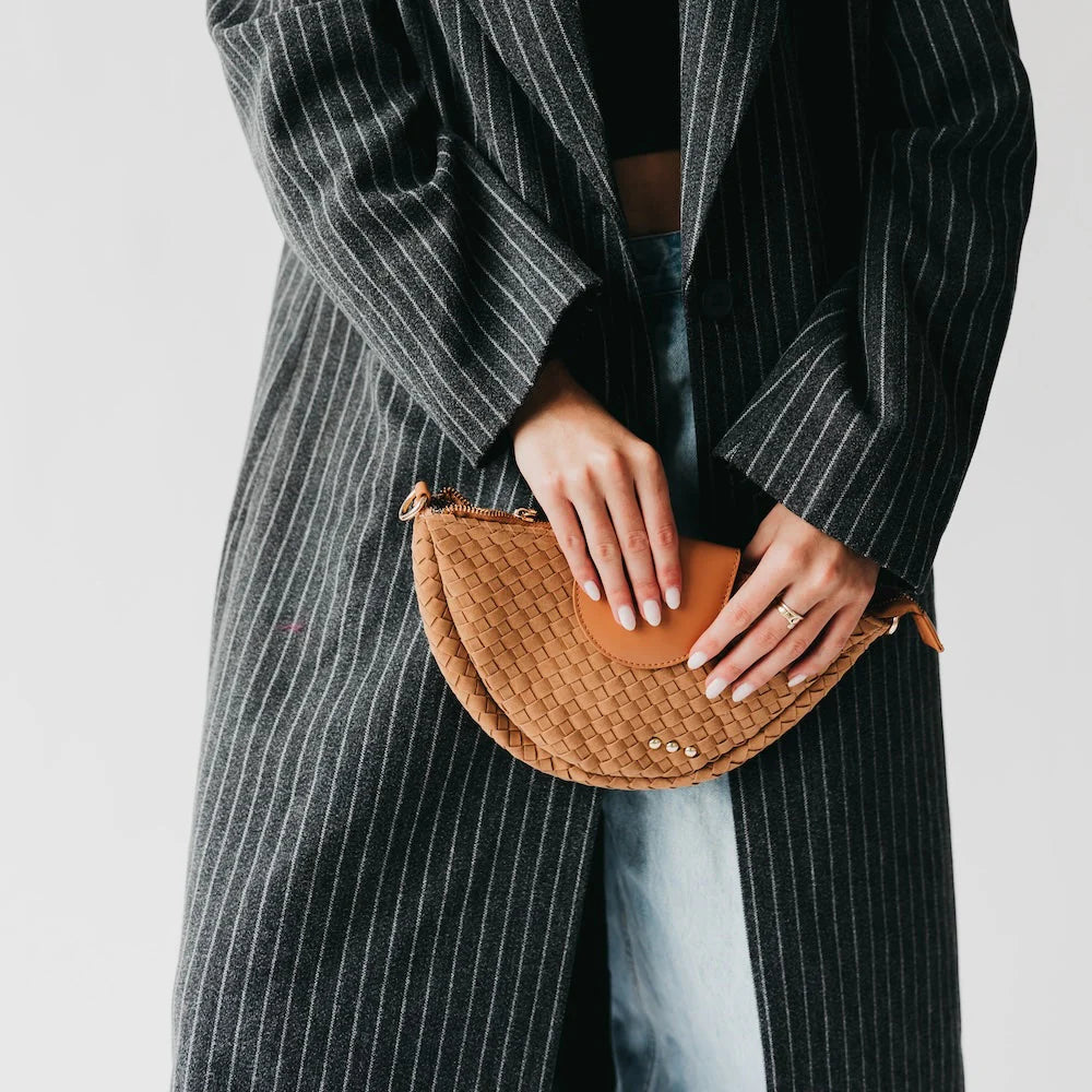 The Selena Suede Flap Crossbody