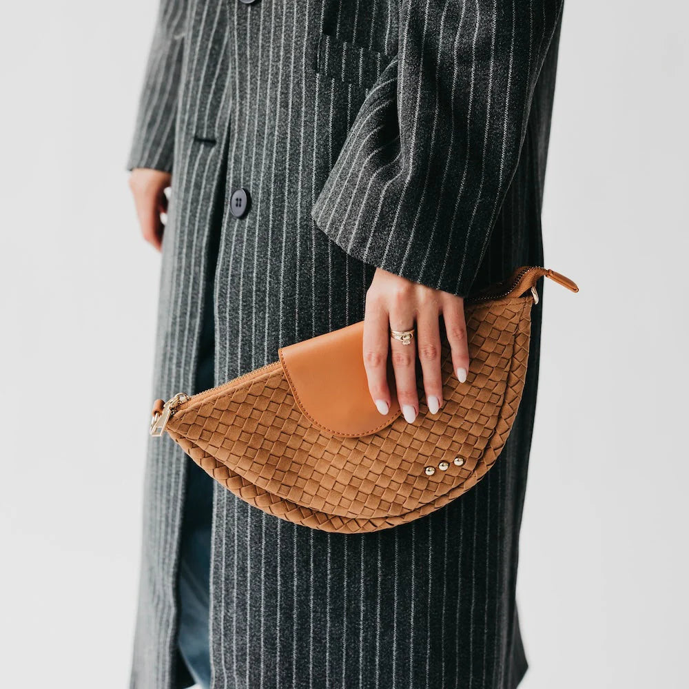 The Selena Suede Flap Crossbody