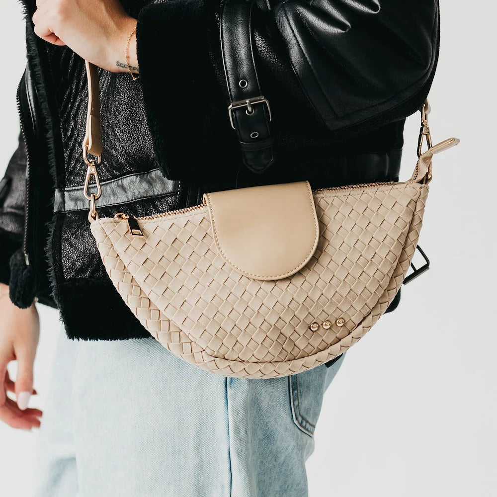 The Selena Suede Flap Crossbody