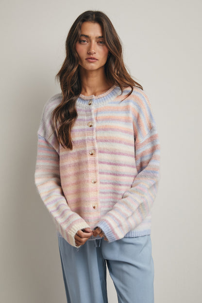 The Dorothy Cardigan | Bubblegum + Mint