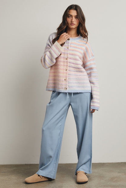 The Dorothy Cardigan | Bubblegum + Mint