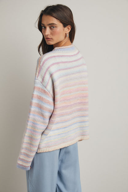 The Dorothy Cardigan | Bubblegum + Mint