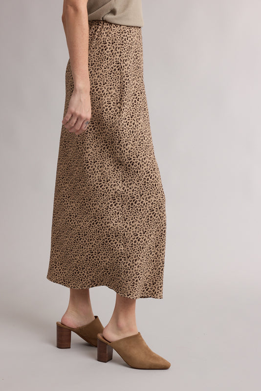 The Margot Cheetah Midi Skirt