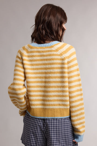 The Sunny Striped Cardigan