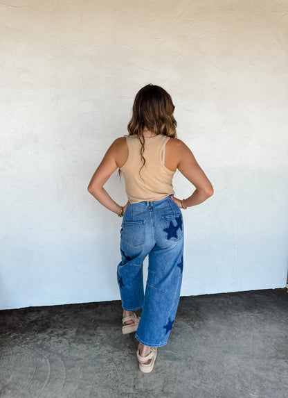 The Starlight Barrel Jean