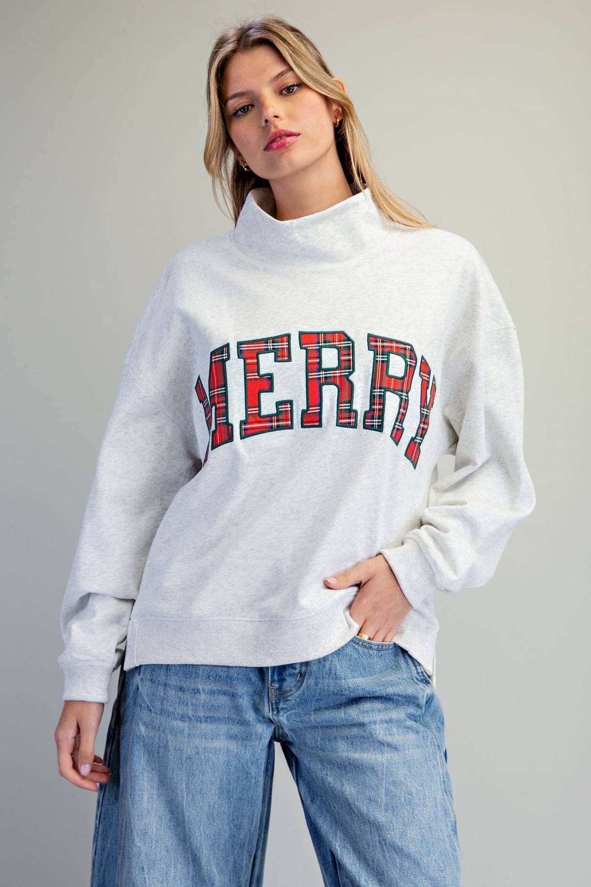 The Merry Plaid Pullover