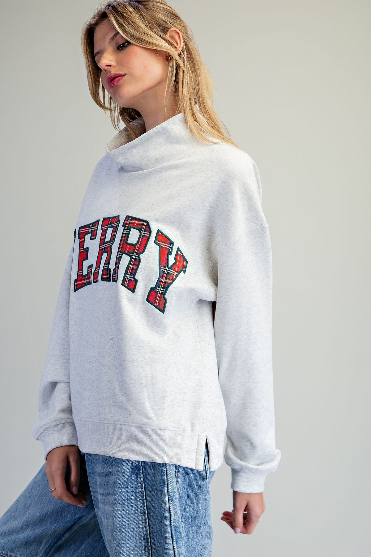 The Merry Plaid Pullover