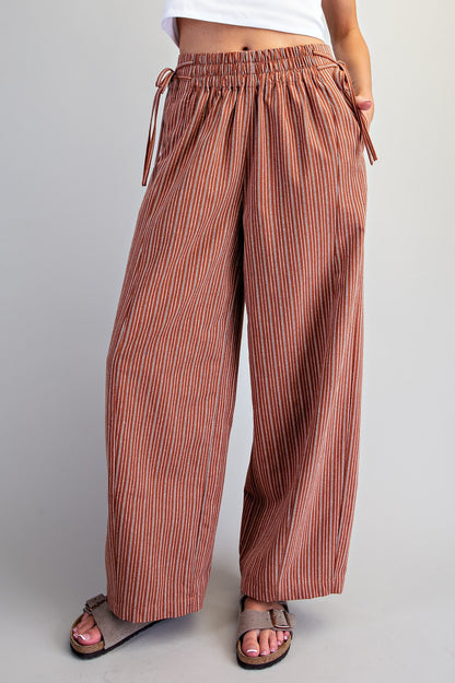 The Palmer Pinstripe Pants | Terra Cotta