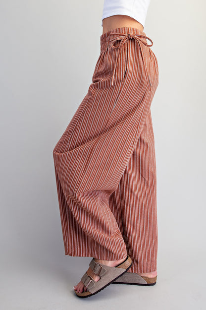 The Palmer Pinstripe Pants | Terra Cotta