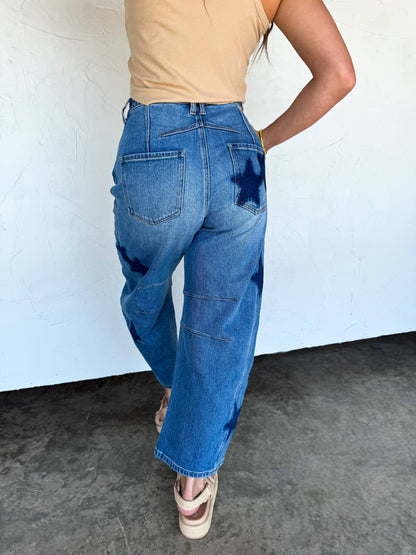 The Starlight Barrel Jean
