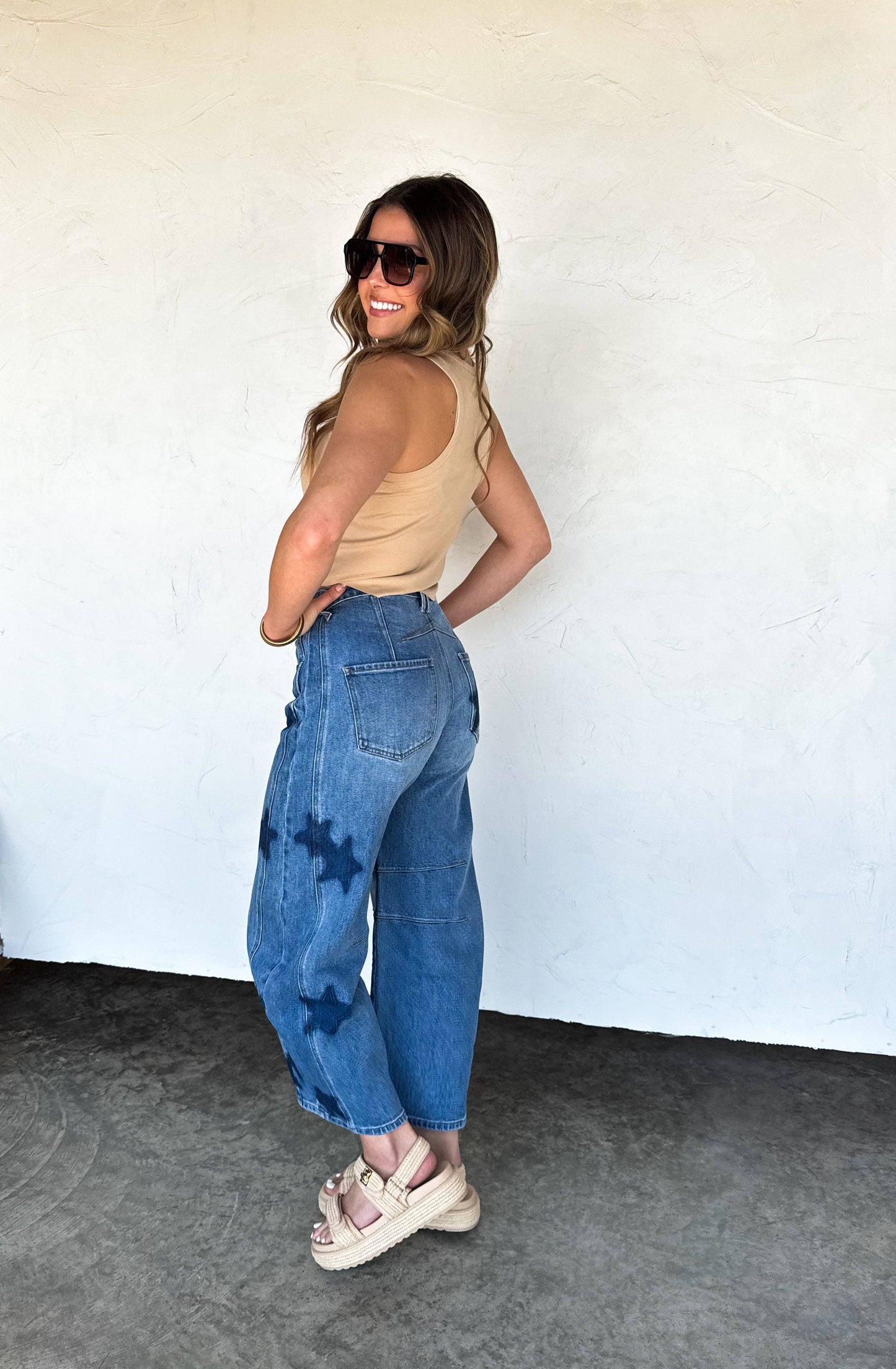 The Starlight Barrel Jean