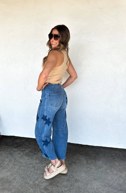The Starlight Barrel Jean