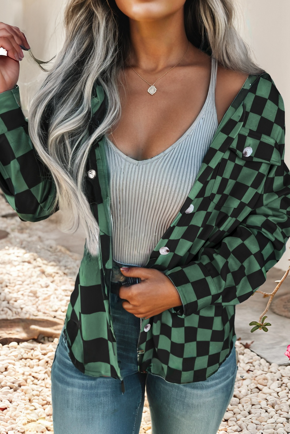 The Grid Shacket