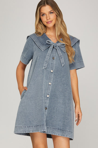 The Maribel Denim Dress