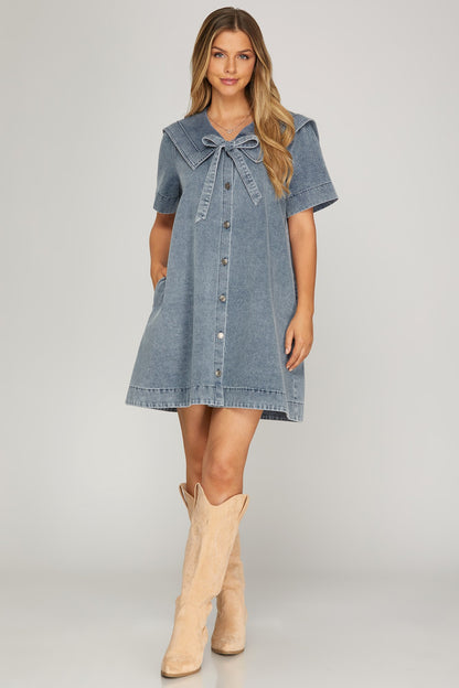The Maribel Denim Dress