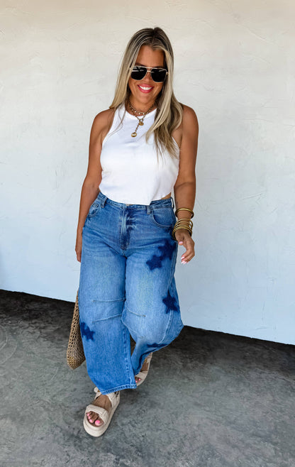 The Starlight Barrel Jean