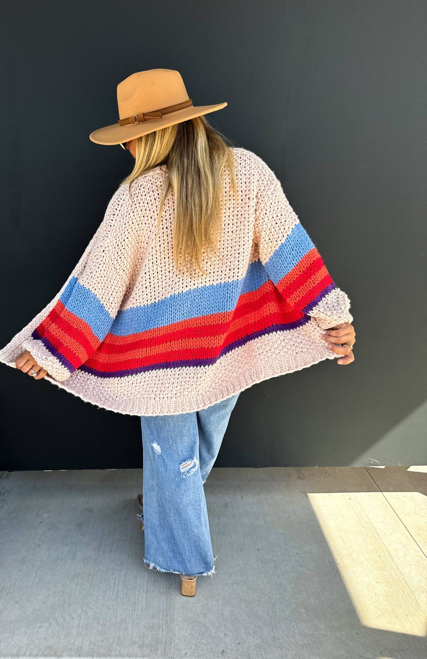 The Sunset Stripe Cardigan