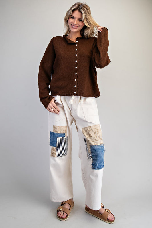The Wander Patch Straight- Leg Pants