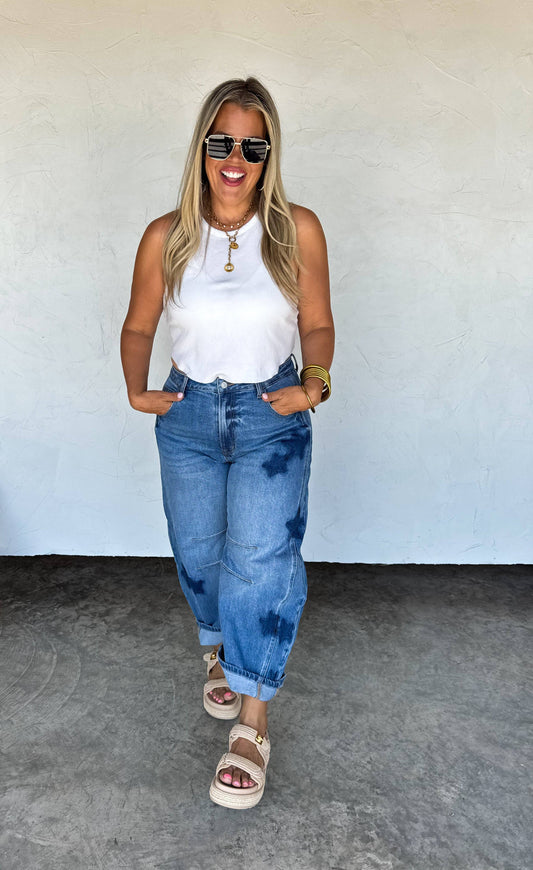 The Starlight Barrel Jean