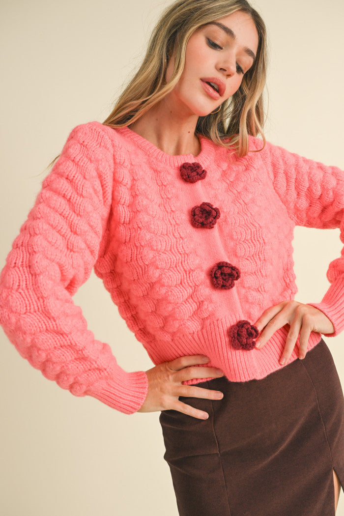 The Blush Bloom Cardigan