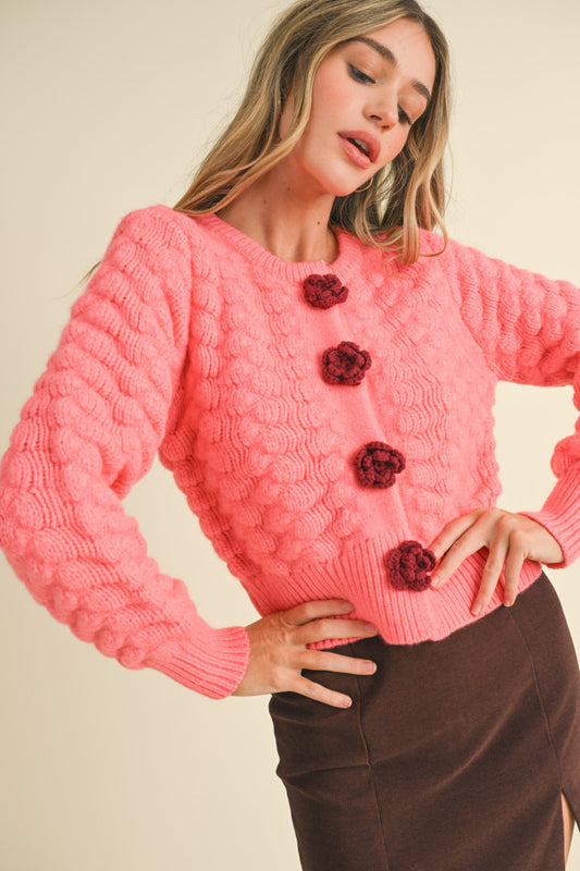 The Blush Bloom Cardigan