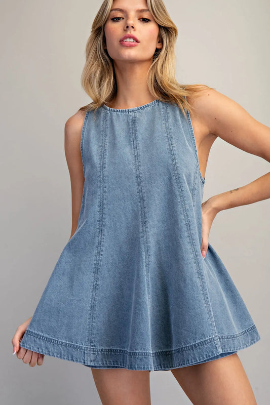 The Morgan Denim Top