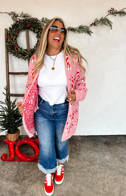 The Candy Cane Lane Cardi