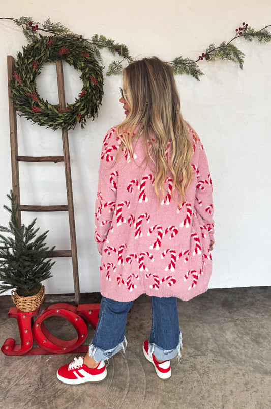 The Candy Cane Lane Cardi