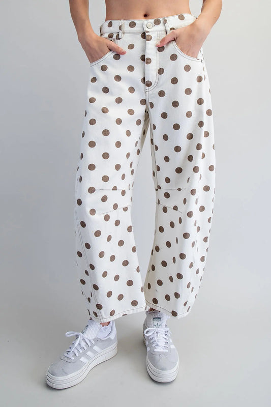 The Dotty Barrel Jeans