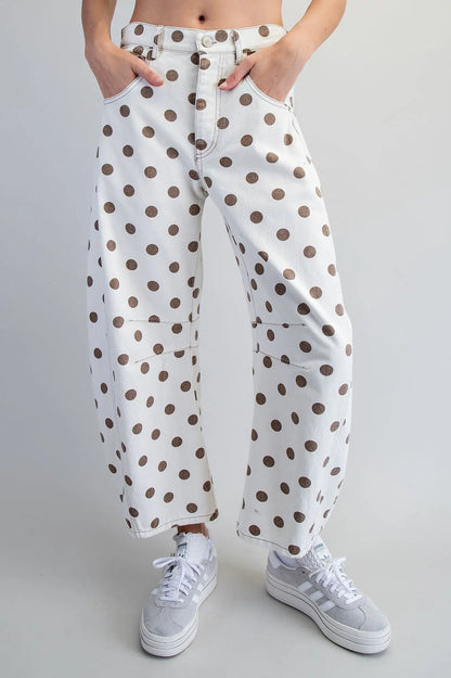 The Dotty Barrel Jeans