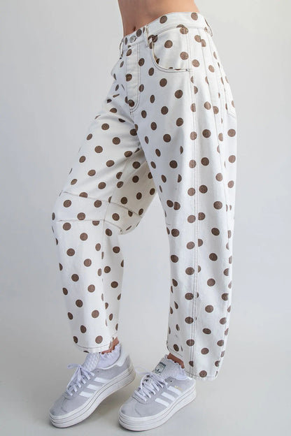 The Dotty Barrel Jeans