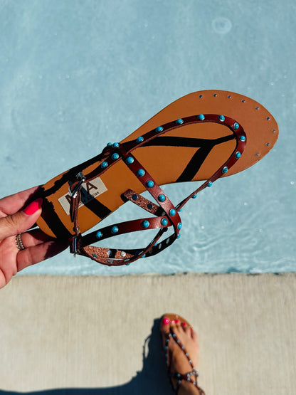 MIA Tahirah Sandal - Cognac