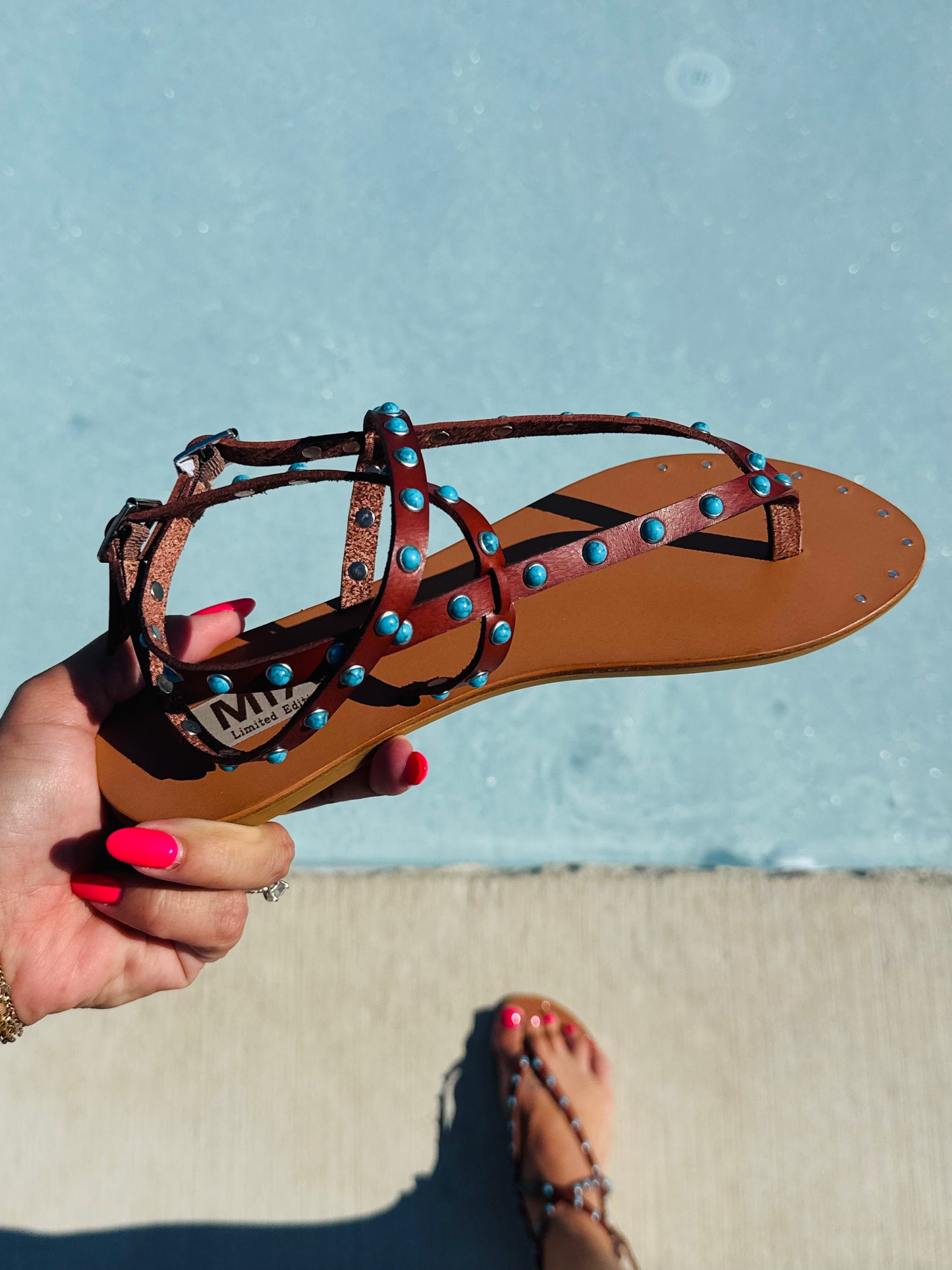 MIA Tahirah Sandal - Cognac