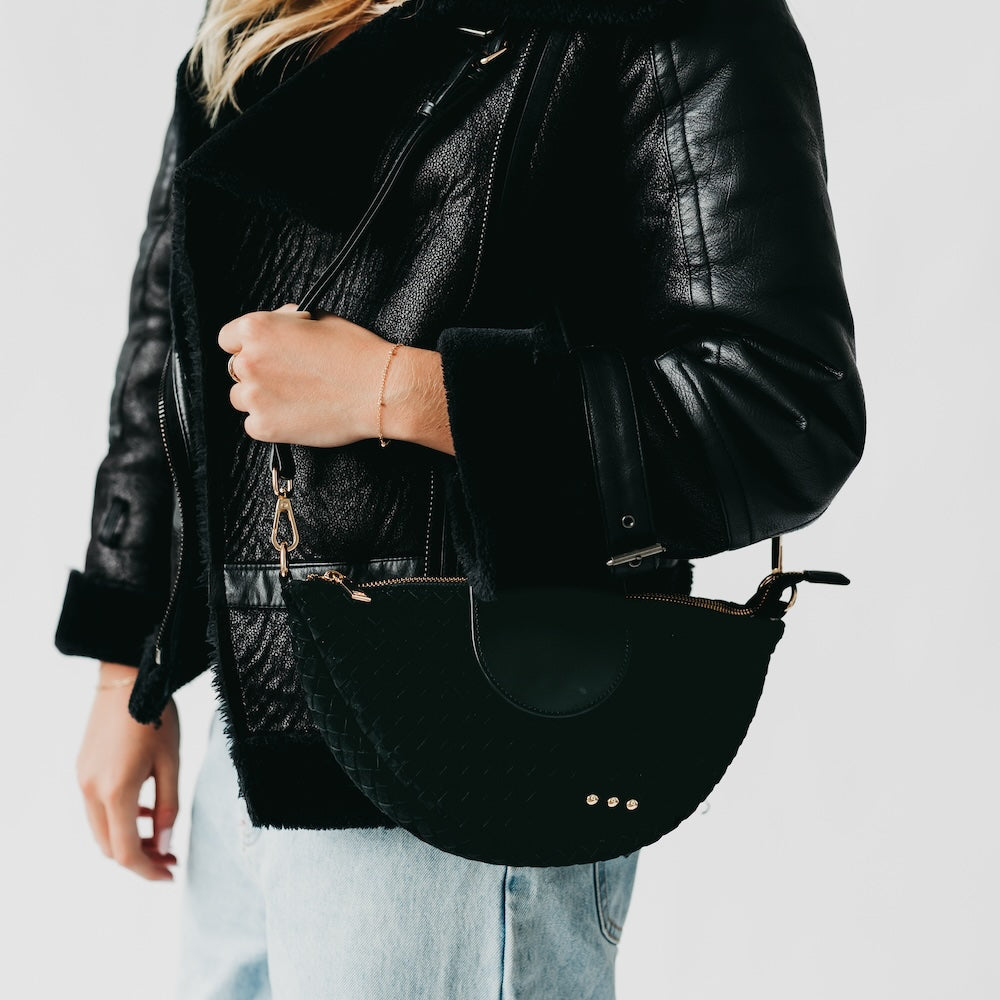 The Selena Suede Flap Crossbody