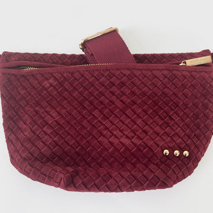 The Suede Westlyn Woven Bum Bag