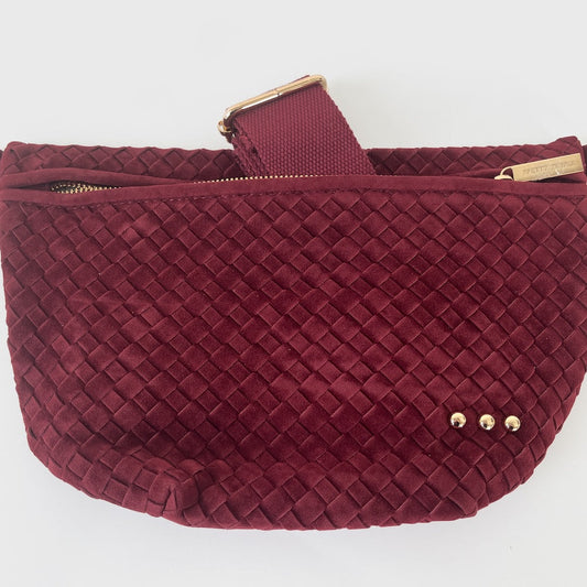 The Suede Westlyn Woven Bum Bag