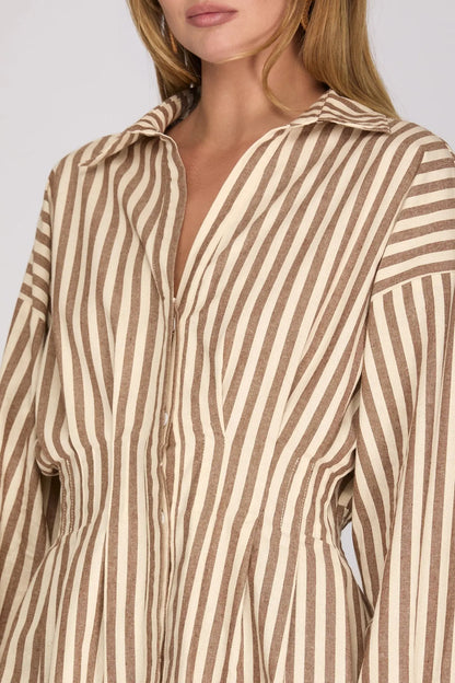 The Maggie Striped Button-Down