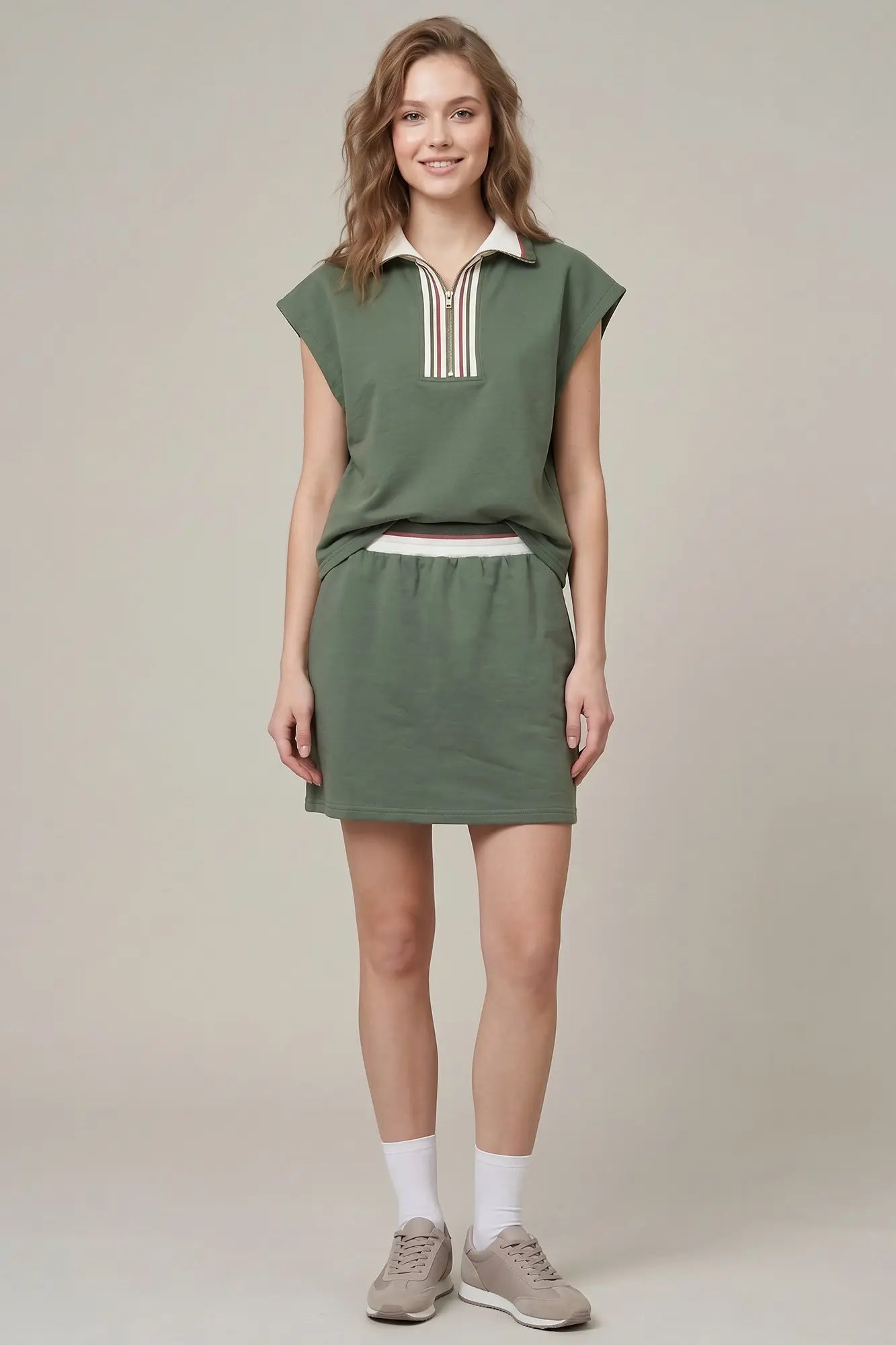 The Olive Mini Skirt