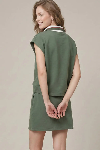 The Olive Mini Skirt