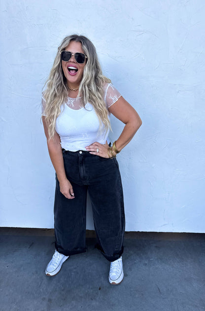 The Black Barrel Jean