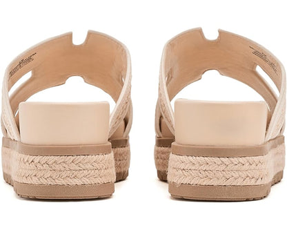 MIA Caleena platform sole detail back view