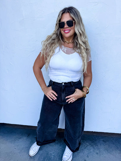 The Black Barrel Jean