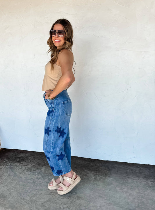 The Starlight Barrel Jean