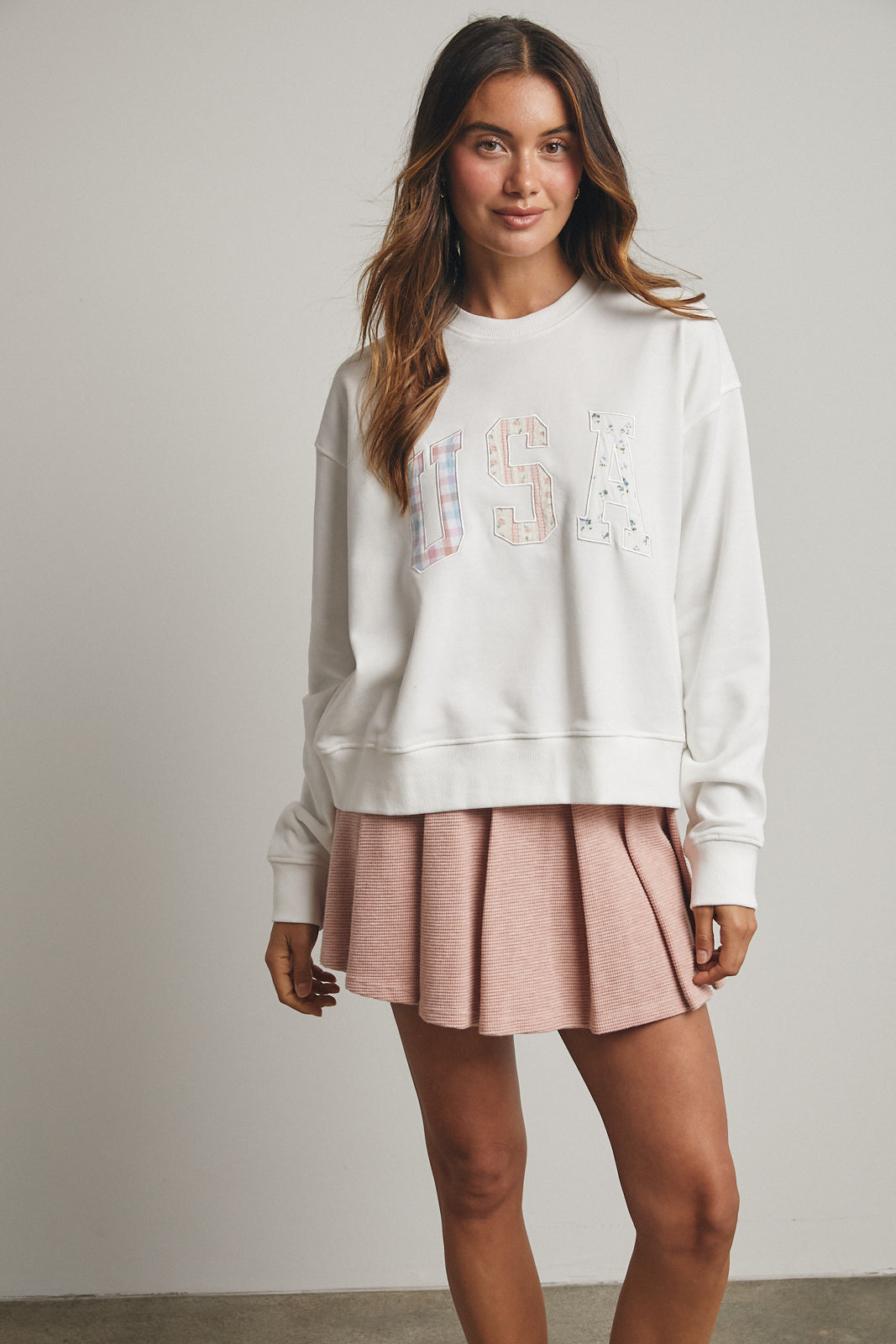 The Patchwork USA Pullover